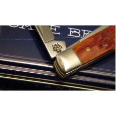 Case Bros Cutlery Co USA Chestnut Bone 6215 SS Gunstock Knife in Box c.2003 Case Bros Cutlery Co USA Chestnut Bone 6215 SS Gunstock Knife in Box c.2003