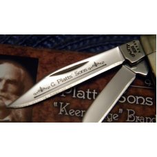 C Platts' Sons USA Burnt Stag 5333 SS Stockman Knife in Box c.2005 C Platts' Sons USA Burnt Stag 5333 SS Stockman Knife in Box c.2005