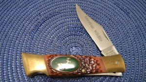 Camillus NY USA # 11 Delrin American Wildlife Lockback Knife