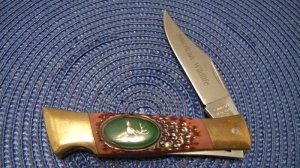 Camillus NY USA # 11 Delrin American Wildlife Lockback Knife