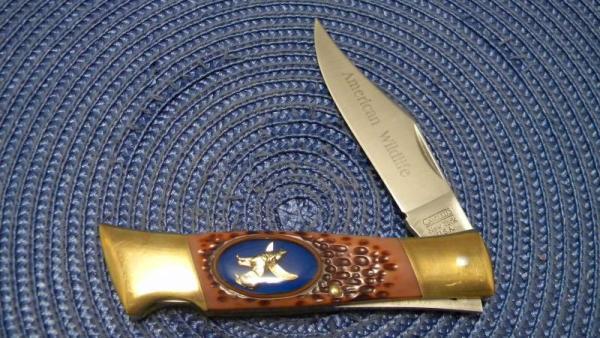Camillus NY USA # 11 Delrin American Wildlife Lockback Knife Camillus NY USA # 11 Delrin American Wildlife Lockback Knife