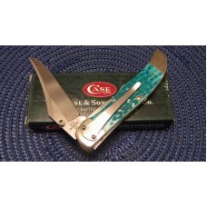 Case XX USA 2003 Jade Bone 61265LC SS Linerlock Folding Hunter Knife in Box Case XX USA 2003 Jade Bone 61265LC SS Linerlock Folding Hunter Knife in Box