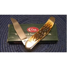 Case XX USA 2002 Antique Bone TB6139 SS Tony Bose 1 Blade Sowbelly Knife in Box Case XX USA 2002 Antique Bone TB6139 SS Tony Bose 1 Blade Sowbelly Knife in Box