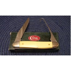 Case XX USA 2004 Yellow 3247H SS Bird Hook Knife in Box