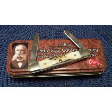 C Platts' Sons USA Burnt Stag 05263 SS Eisenhower Knife in Box c.2005 C Platts' Sons USA Burnt Stag 05263 SS Eisenhower Knife in Box c.2005
