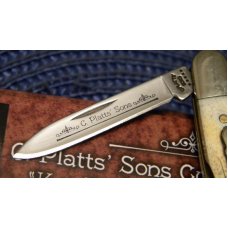 C Platts' Sons USA Burnt Stag 05263 SS Eisenhower Knife in Box c.2005 C Platts' Sons USA Burnt Stag 05263 SS Eisenhower Knife in Box c.2005