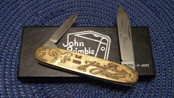 John Primble Belknap Inc. USA J-P-AW2 American Wildlife Series Knife - NIB John Primble Belknap Inc. USA J-P-AW2 American Wildlife Series Knife - NIB