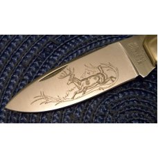 Western USA 532 H Wood Westlock Lockback Knife c.1984 Western USA 532 H Wood Westlock Lockback Knife c.1984