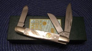 Canal Street Cutlery Co. USA Pearl Stockman Knife 2009 Kentucky Cutlery Assoc. 1 of 40 - NIB