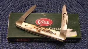 Case XX USA 2007 Stag 52109X SS Razor Edge Baby Copperhead Knife - NIB