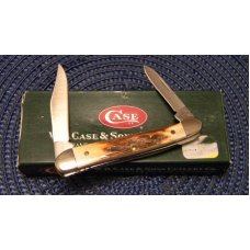 Case XX USA 2007 Stag 52109X SS Razor Edge Baby Copperhead Knife - NIB