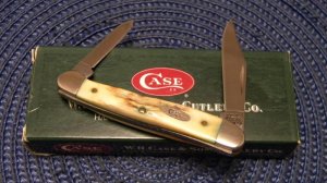 Case XX USA 2000 Stag 52109X SS Baby Copperhead Knife - NIB