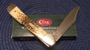Case XX USA 2002 Amber Bone 61549L SS Copperlock Knife - NIB