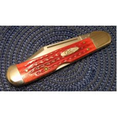 Case XX USA 2001 Pocket Worn Old Red Bone 61549L SS Copperlock Knife - NIB Case XX USA 2001 Pocket Worn Old Red Bone 61549L SS Copperlock Knife - NIB