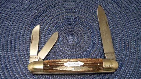 Kissing Crane Solingen Germany Stag 1975 NKC & DA Club Knife Whittler 1st NKCA Club Knife Kissing Crane Solingen Germany Stag 1975 NKC & DA Club Knife Whittler 1st NKCA Club Knife