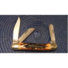 Case XX Stainless USA 4 Dot (1976) Stag 5347 HP SSP Razor Edge Stockman Knife Case XX Stainless USA 4 Dot (1976) Stag 5347 HP SSP Razor Edge Stockman Knife
