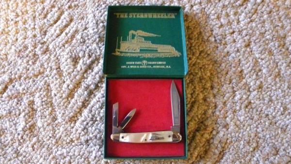 Boker Solingen Germany 1975 LTD. Imitation Pearl 280 Sternwheeler Whittler Knife - NIB Boker Solingen Germany 1975 LTD. Imitation Pearl 280 Sternwheeler Whittler Knife - NIB