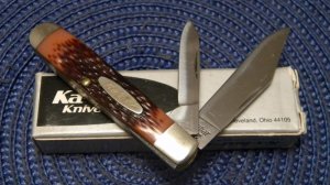 Ka-Bar 1026 USA Delrin Small Jack Knife in Box c.1966-1982