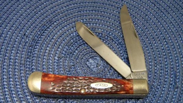 Case XX USA 6 Dot (1974) Bone 6254 Trapper Knife