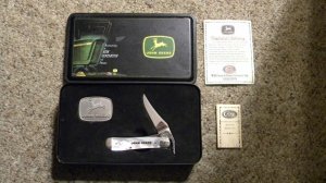 Case XX USA 2002 Pearl 81953L SS John Deere Russlock Knife in Box