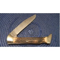 Robert Klaas Solingen Germany Kissing Crane 145th Anniversary Stag Lockaback Knife c.1979 Robert Klaas Solingen Germany Kissing Crane 145th Anniversary Stag Lockaback Knife c.1979
