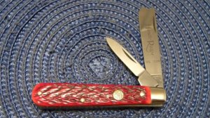 United Boker Solingen Germany Red Bone UC 122R One Arm Handi Razor Knife