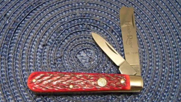 United Boker Solingen Germany Red Bone UC 122R One Arm Handi Razor Knife United Boker Solingen Germany Red Bone UC 122R One Arm Handi Razor Knife