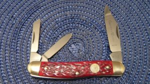 United Boker Solingen Germany Red Bone UC 125R Carpenter's Whittler Knife