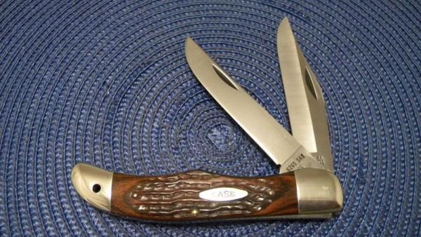 Case XX Stainless USA 2 Dot (1978) Wood 6265 SAB SS Folding Hunter Knife Case XX Stainless USA 2 Dot (1978) Wood 6265 SAB SS Folding Hunter Knife