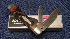 Ka-Bar 1026 USA Delrin Small Jack Knife in Box c.1966-1982