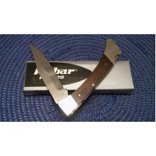 Ka-Bar Cleveland Ohio 1606 Stainless Hong Kong Wood Lockback Knife in Box c.1966-1982 Ka-Bar Cleveland Ohio 1606 Stainless Hong Kong Wood Lockback Knife in Box c.1966-1982