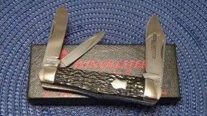 Winchester Trademark USA 1988 Bone 3904 Whittler Knife - NIB