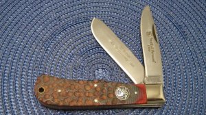 Smith & Wesson USA (Camillus) Bone Jumbo Trapper Knife c.1995
