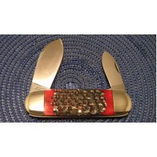 Smith & Wesson USA Red Bone Sunfish Elephant Toe 1997 NKCA Club Knife Smith & Wesson USA Red Bone Sunfish Elephant Toe 1997 NKCA Club Knife