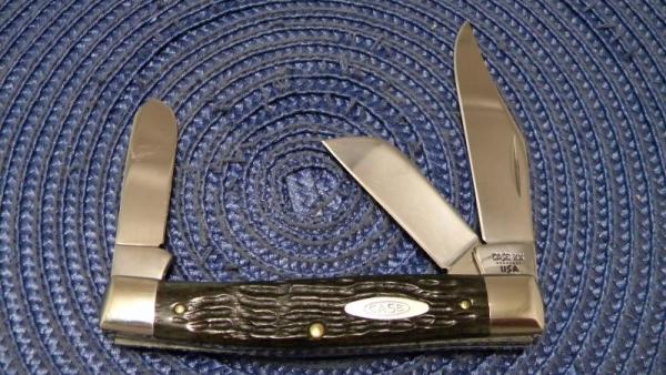 Case XX USA 8 Dot (1982) Bone 6392 Stockman Knife Case XX USA 8 Dot (1982) Bone 6392 Stockman Knife