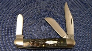 Case XX SS USA 9 Dot (1981) Bone 6347 HP SSP Razor Edge Stockman Knife