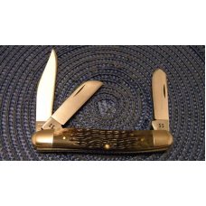 Case XX SS USA 9 Dot (1981) Bone 6347 HP SSP Razor Edge Stockman Knife Case XX SS USA 9 Dot (1981) Bone 6347 HP SSP Razor Edge Stockman Knife