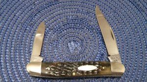 Case XX USA 9 Dot (1981) Bone 06247 PEN 2 Blade Knife
