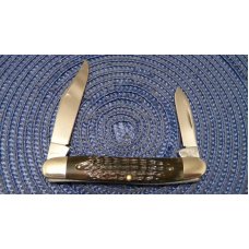 Case XX USA 9 Dot (1981) Bone 06247 PEN 2 Blade Knife Case XX USA 9 Dot (1981) Bone 06247 PEN 2 Blade Knife