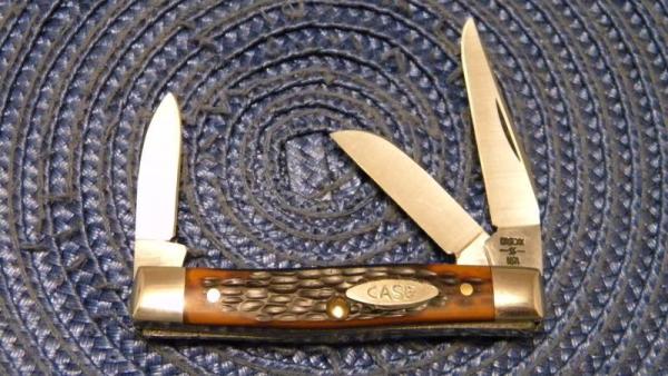 Case XX SS USA 8 Dot (1982) Delrin 63033 SSP Stockman Knife Case XX SS USA 8 Dot (1982) Delrin 63033 SSP Stockman Knife