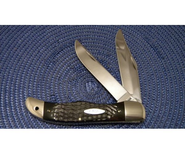 Case XX USA 8 Dot (1982) Wood 6265 SAB Folding Hunter Knife