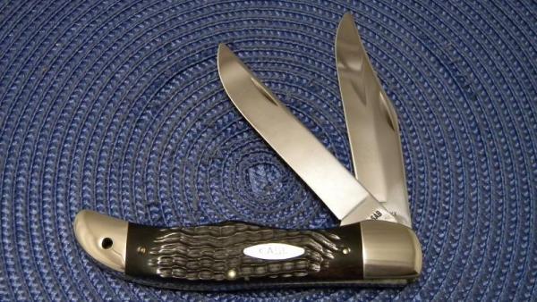 Case XX USA 8 Dot (1982) Wood 6265 SAB Folding Hunter Knife Case XX USA 8 Dot (1982) Wood 6265 SAB Folding Hunter Knife