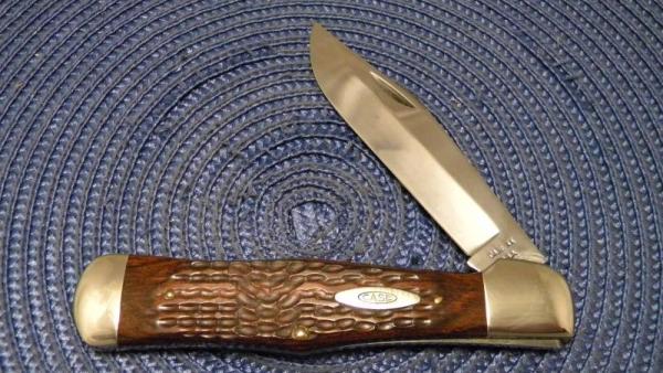 Case XX USA 6 Dot (1974) Wood C61050 SAB Coke Bottle Folding Hunter Knife Case XX USA 6 Dot (1974) Wood C61050 SAB Coke Bottle Folding Hunter Knife