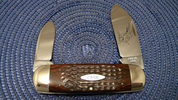 Case XX USA 6 Dot (1974) Wood 6250 Elephant Toe Knife Case XX USA 6 Dot (1974) Wood 6250 Elephant Toe Knife