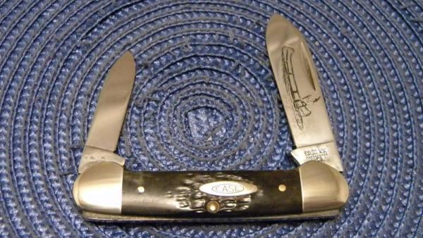 Case XX USA 10 Dot (1980) Bone 62131 Canoe Knife