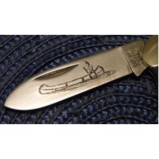 Case XX USA 10 Dot (1980) Bone 62131 Canoe Knife