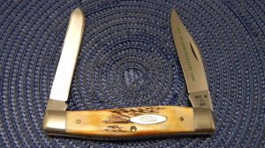 Case XX SS USA 5275 SP SSP 10 Dot (1980) 75th Anniversary Stag Moose Knife