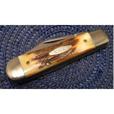 Case XX SS USA 5235 1/2 SSP 10 Dot (1980) 75th Anniversary Stag Jack Knife Case XX SS USA 5235 1/2 SSP 10 Dot (1980) 75th Anniversary Stag Jack Knife