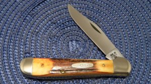 Case XX SS USA 9 Dot (1981) Stag 5149 SSP Copperhead Knife