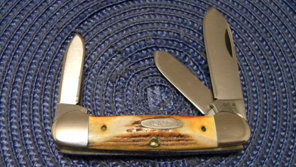 Case XX SS USA 9 Dot (1981) Stag 53131 SSP Canoe Knife Case XX SS USA 9 Dot (1981) Stag 53131 SSP Canoe Knife